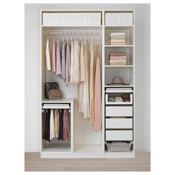 Tủ treo quần áo đẹp kiểu hiện đại